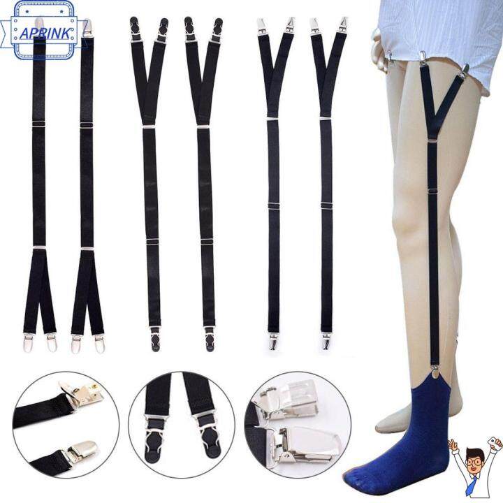 APRINK 1 Pair Non-slip Shirt Garters Holders Uniform Locking Clamp Y ...