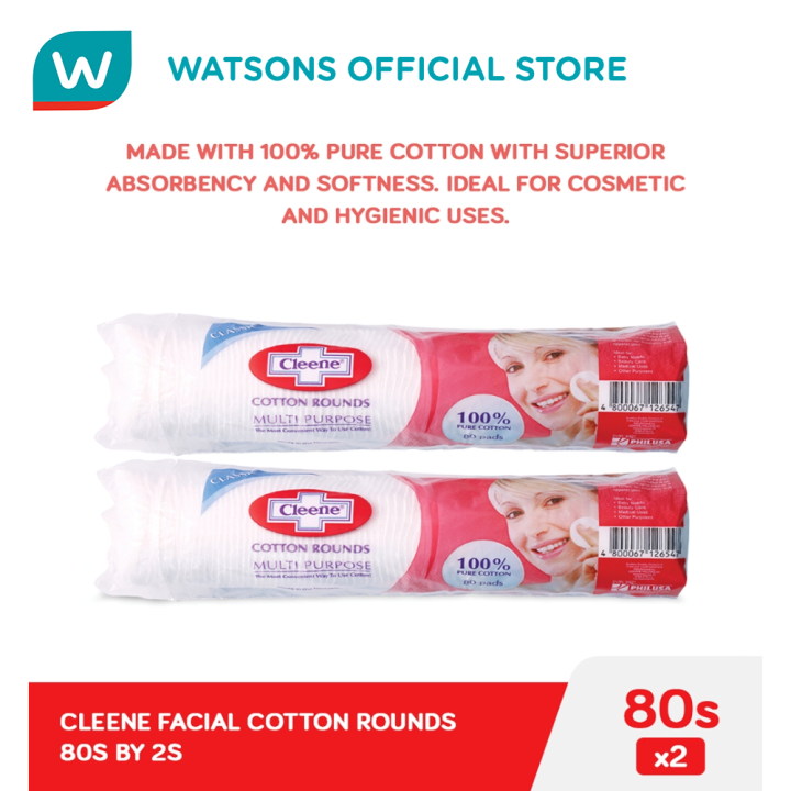 CLEENE Cotton Rounds Multi Purpose 80s x 2 packs