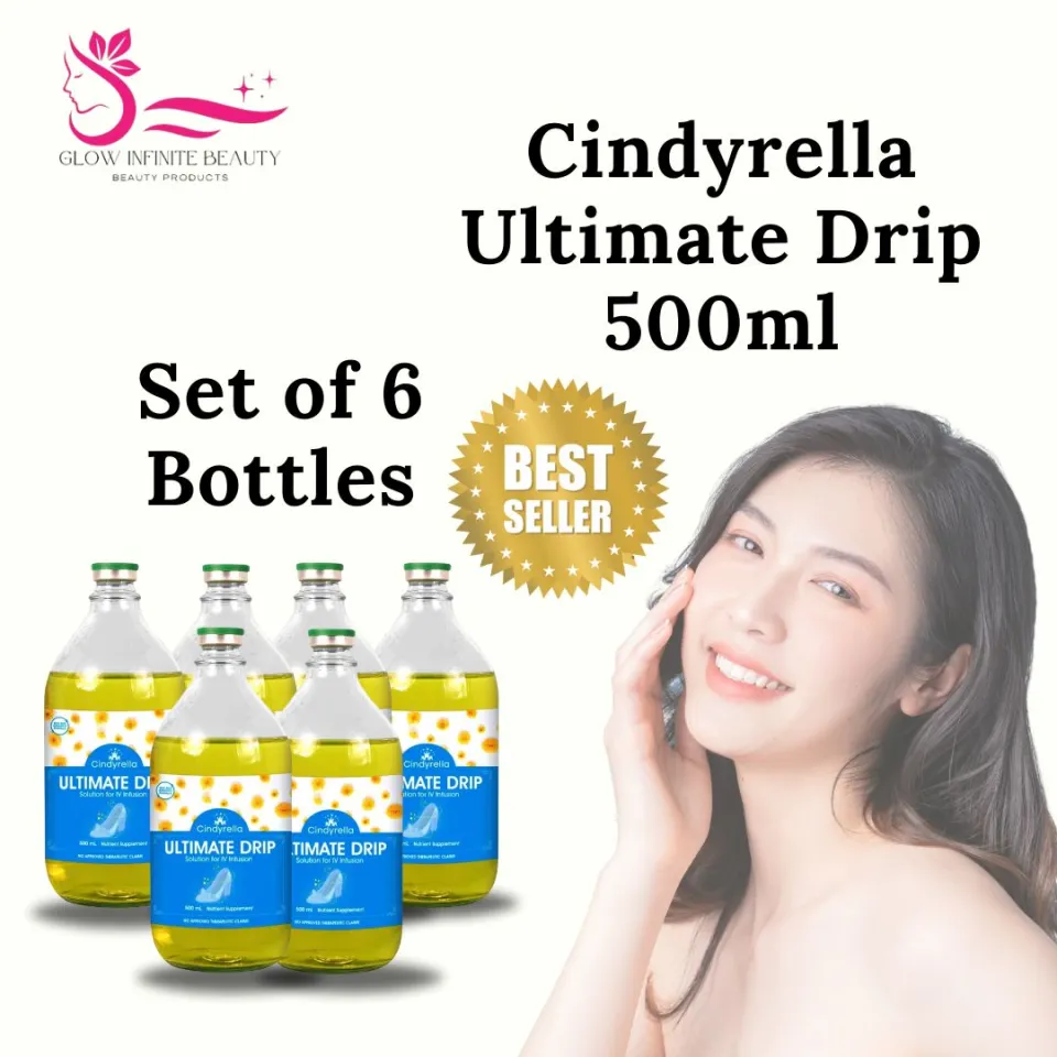 cindyrella glutathione Cindyrella Ultimate Drip 6 Bottles – 250000mg Glutathione Collagen &  Vitamin C for Radiant Pinkish Skin Antioxidants Elasticity Improvement  Brightening - Lazada
