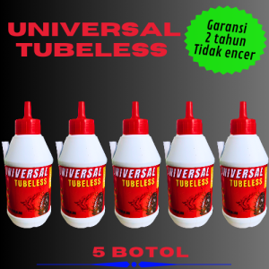 5 BOTOL CAIRAN PENAMBAL BAN "UNIVERSAL TUBELES" UKURAN 350 ML