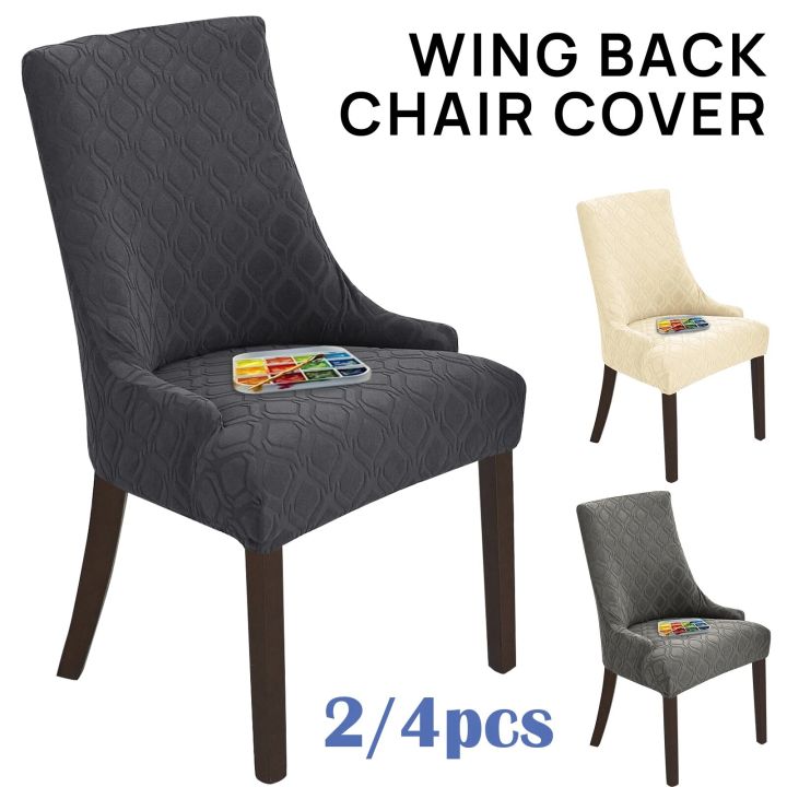 Polar Fleece Wing Chair Cover Stretch Wingback Sofa Covers Elastic Spandex  Armchair Cover Armchair Slipcover for Home Decor Lazada PH