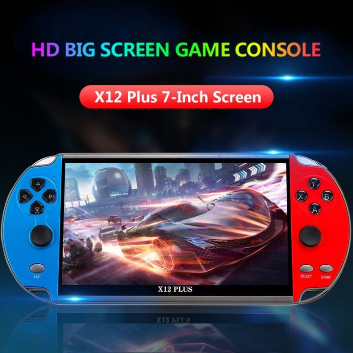 X12 Plus 7 Inch HD Screen R Handheld Game Console Portable Video
