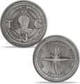 Cardinal Virtues Coin Stoic Challenge Coin Four Virtues Stoicism Medallion Daily Stoic Reminder Coin. 