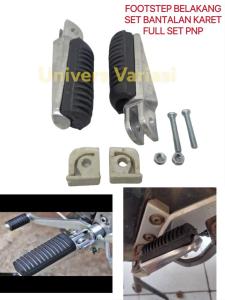 FOOTSTEP WARNA SET KANAN KIRI STEP BELAKANG CNC VIXION NEW OLD PIJAKAN KAKI JAGUNG BELAKANG SET KANCING PER BAUT BOSHING PNP VIXION NVL NVA MX LOKAL GOLD MERAH BIRU CHROME SILVER MIO BEAT VARIO SCOOPY JUPITER