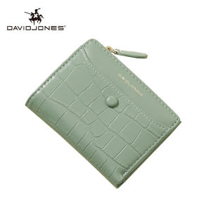 David Jones Paris Crocodile Pattern PU Leather Wallet Card Holder Organiser for Women and Gilrs