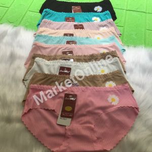 5 Quần Lót Nữ Su Tăm 38kg Đến 60kg Không Lộ Viền Chất Mềm Mại Co Giãn Thoải Mái MarketOnline68 2017