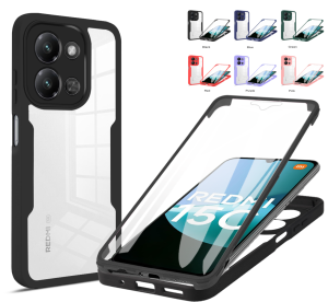For Xiaomi Redmi 15C 4G 171mm Case 360 Full Body Screen Protector Transparent Case For Redmy 15C 15 C Redmi15C 4G Back Cover