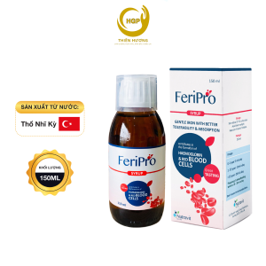 Sắt hữu cơ FeriPro hộp 150ml - Bổ sung sắt hữu cơ acid folic vitamin B12