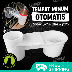 SEMPATI Tempat Minum Praktis Untuk Merpati Beo Dispenser Wadah Pakan Minum Burung Merpati Tekukur Puter Perkutut Water Cup Import SDKMR