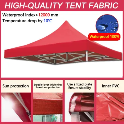 Outdoor Canopy Tent 2x2/2x3/3x3/3x4.5/3x6 Heavy Duty Waterproof Folding Gazebo Sun & Rain Shelter for Car Parking Camping