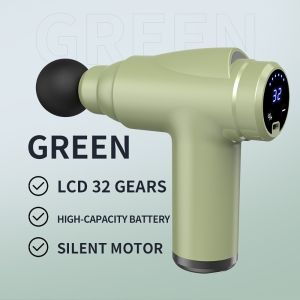 NALANILI 32 chế độ Máy mát xa fascia Giảm tiếng ồn 4 đầu Máy Fascial Màn hình LCD Máy mát xa cơ thể Thư giãn cơ thể