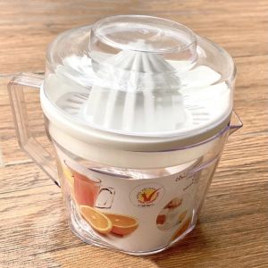 Dụng cụ máy vắt cam chanh nhựa cao cấp có lưới lọc tay cầm kèm nắp đậy