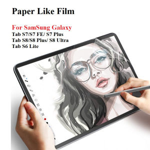 Dán Màn Hình Paper Like Cho SamSung Galaxy Tab S8/ S8 Plus/ S8 Ultra Tab S7/ S7 FE/ S7 Plus S6 Lite Chống Vân Tay Thao Tác Dễ Viết Vẽ như trên giấy Dán dễ dàng