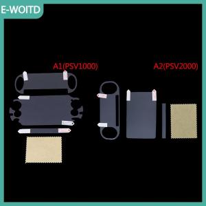 【E-WOITD】 Miếng dán bảo vệ màn hình trước và sau cho PS Vita psv1000 2000 HD-trong suốt