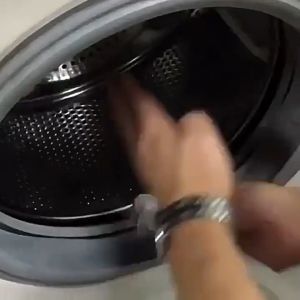 【SKIT SG】Drum Washing Machine Inner Barrel Cleaning Brush Long Handle Crevice Brush 360° Rotation Decontamination Tool for Washing Machine Cylinder Gap Cleaning