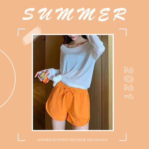 QXshop กางเกงขาสั้นของผู้หญิง สินค้าดีราคาประหยัดใส่สบายใจ ไม่ว่าจะวายสะโพกแบบไหนก็ใส่ได้ของดีของแรง