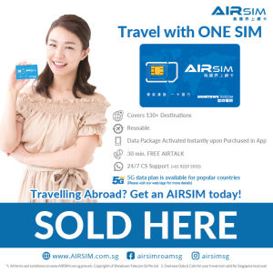 AIRSIM Reusable Travel Global Prepaid SIM | 130+ Countries | Data Roaming SIM for Tourist & Business
