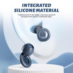 Noise Reduction Earplug Reusable Silicone Earplug with Case for Study Hearing Protections Noise Cancelling Ear Plugs