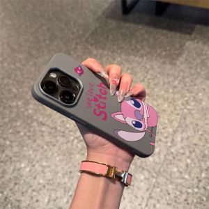 Phone Case For VIVO Y12 Y12i Y17S Y28 Y29 Y20i Y12S Y12G Y02 Y03 Y18 Y18S Y28S Casing VIVO Y18i Y21D Y04 Y04S Y29S Y19S Y15S Y10 Y01 Y15C Y16 Y56 Y02S Y17 Y15 Y11 Y12G Y12A Y33T Pink Stitch Silicone Leather Soft TPU Case PWJK1067A