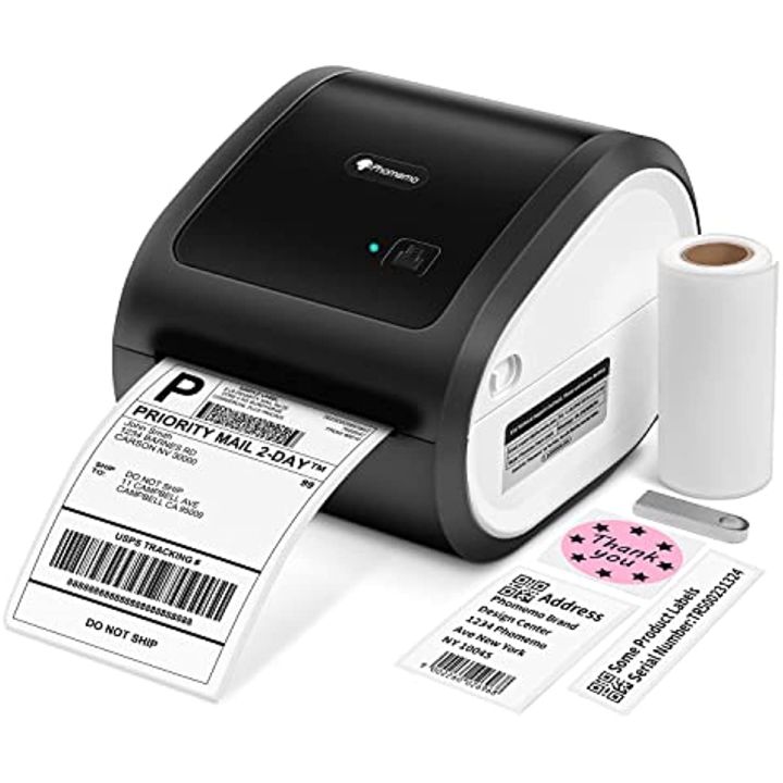 Phomemo D520 Label Maker Shipping Label Printer Portable Adhesive