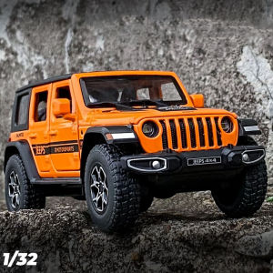 Mô Hình Xe Hơi Bằng Hợp Kim Jeep Wrangler Tỉ Lệ 1:32 Bộ Sưu Tập Xe Hơi Đúc Âm Thanh Quà Tặng Sinh Nhật Cho Trẻ Em Đồ Chơi Bé Trai Bằng Kim Loại