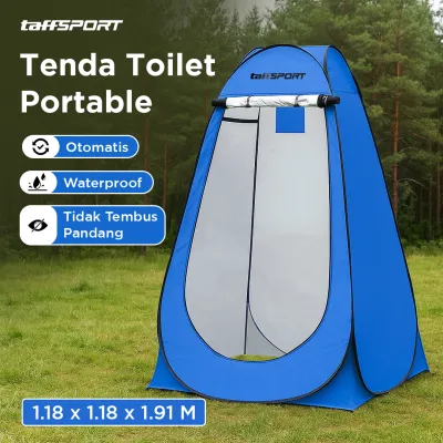 BISA COD - TaffSPORT Tenda Toilet Camping Outdoor Portable Buka Otomatis / Tenda Toilet Emergency / Tenda Kamar Mandi / Tenda Toilet / Tenda Kamar Ganti