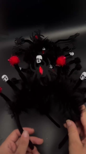 Trang phục halloween Headband nhện giai đoạn mũ nón bữa tiệc Halloween Đạo cụ nhện Phụ kiện quấn đầu