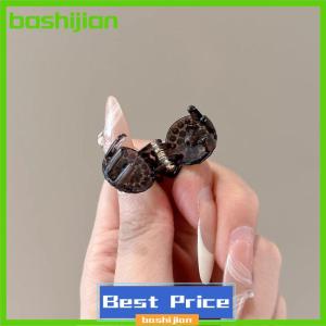 bashijian 2 4pcs Mini Round Rhinestone Hair Claw Retro Zircon Women Girls Claw Clip Small Hairpins Hair Crabs Girls Hair Accessories 