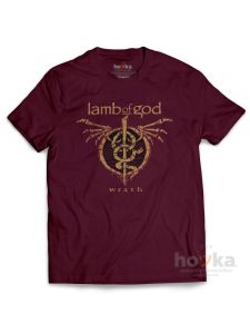 kaos lamb of god wrath T-shirt katun premium lengan pendek - Baju Pria