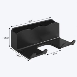 Wall Mounted Hair Dryer Holder for Bathroom Shelf Without Drilling Plastic Hair Dryer Stand Bathroom Organizer