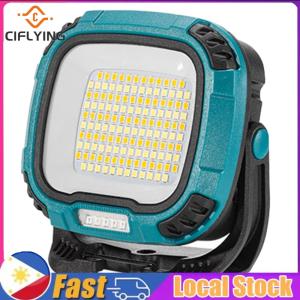LED Camping Flashlight Portable Floodlight Type-C Rechargeable COB Work Light Multi Light Modes for Outdoor Indoor