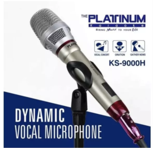 PLATINUM KS - 9000H Microphone Karaoke Dynamic Heavy Duty Wired Professional karaoke
