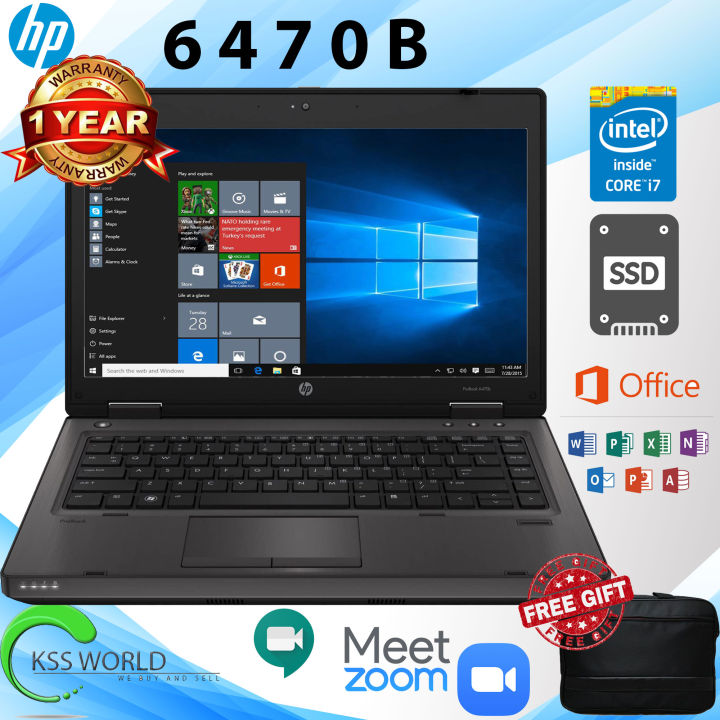 HP ProBook 6470b Intel Core i5/i7 3rd Gen 4Gb ram (optional