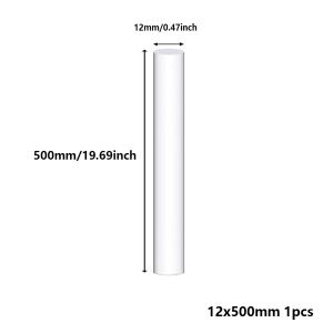 1-5pcs Model Making Acrylic Rods Clear Round Bars for Precision Architectural Models & DIY Craft Projects 500mm Length