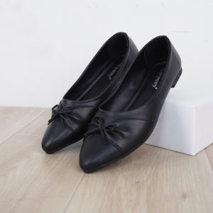 Makanny Shop - Flatshoes Bellina Kasual Motif Tali Pita / Sepatu Balet Wanita Variasi 3 Warna Bisa COD