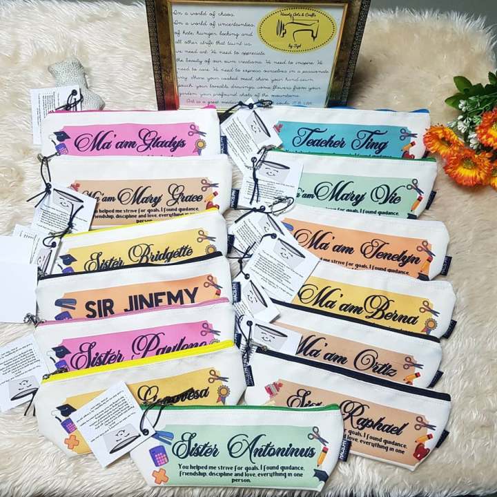 Token for Teachers Personalized Pencil Case or Organizer Pouch HACS.PH ...