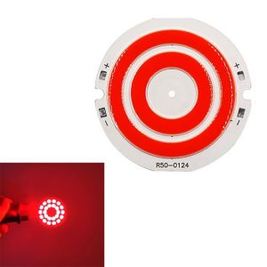 WARMIE 2W 1 pcs Circular LED Double Ring COB Warm/Cold/Red/Blue Light Round COB Chip Light Plate COB Lighting Lighting Components