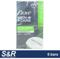 Dove Men+Care Extra Fresh Body + Face Bar Soap (106g x 6pcs). 