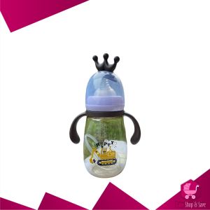 BabyShop-C921 Botol Air Minum Bayi Training 300ML 2IN1 Sedotan+Dot BPA FREE / Gelas Anak Balita Training Cup Lucu Anti Tumpah