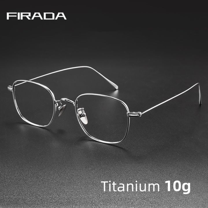 Firada thời trang sang trọng Titan nguyên chất Eyewear Retro thoải mái ...