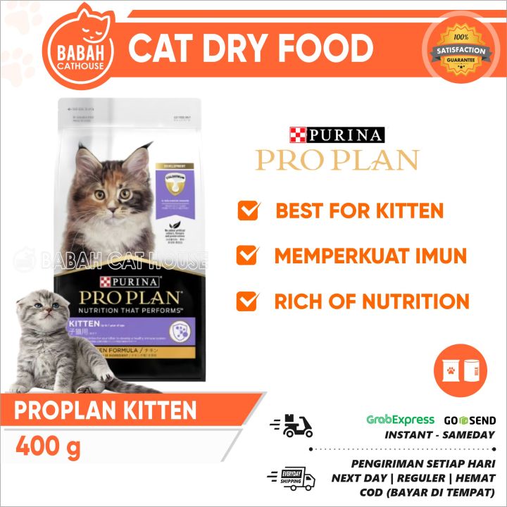 PROPLAN KITTEN 400 gr Cat Food Pro Plan Kitten 400gr Catfood Makanan Anak Kucing Murah