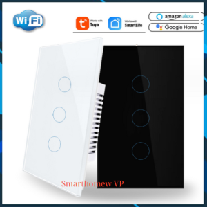 Công tắc thông minh wifi+bluetooth tuya/smartlife điều khiển từ xa qua điện thoại