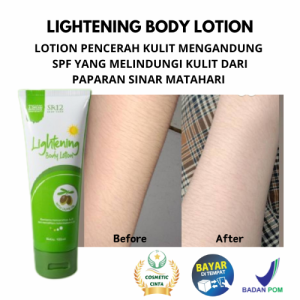 SR12 Lightening Body Lotion SPF 30 Mencerahkan Kulit Serta Melindungi Dari Paparan Sinar Matahari 100ml Ori BPOM