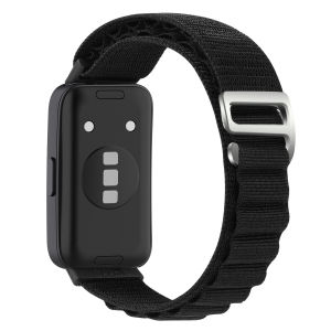 Tali Nilon untuk Huawei Band 10 9 Pria Wanita Tali Bernapas dan Dapat Disesuaikan dengan G-Hook untuk Gelang Huawei Smart Band 8
