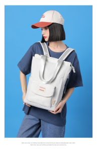 Waris Bag กระเป๋าเป้ผ้าใส่โน๊ตบุ๊ค 13.3 นิ้ว -15.6 นิ้ว มีบุกันกระแทกหนา น้ำหนักเบา ตัดเย็บแข็งแรง ผ้ากันน้ำคุณภาพดี พร้อมส่งค่ะ