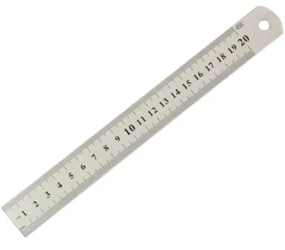 Metal Ruler (15cm / 20cm / 30cm)
