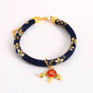 groceries pet Rantai Kucing Adjustable bell Collar cat dog rabbit simple insect repellent PU leather Necklace grooming