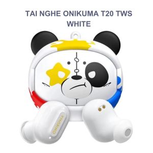 Tai Nghe Bluetooth ONIKUMA T20 TWS - Tai Nghe Nhét Tai Đổi Mặt Gaming Âm Thanh HIFI Bass Mạnh