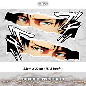 Sticker Stripping All Type Motor Print Cutting Stiker Mata Anime Levi