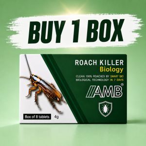Cockroach Killer AMB Biological Bait Tablets – Roach Killer for Home Kitchen Toilet & Sink Area